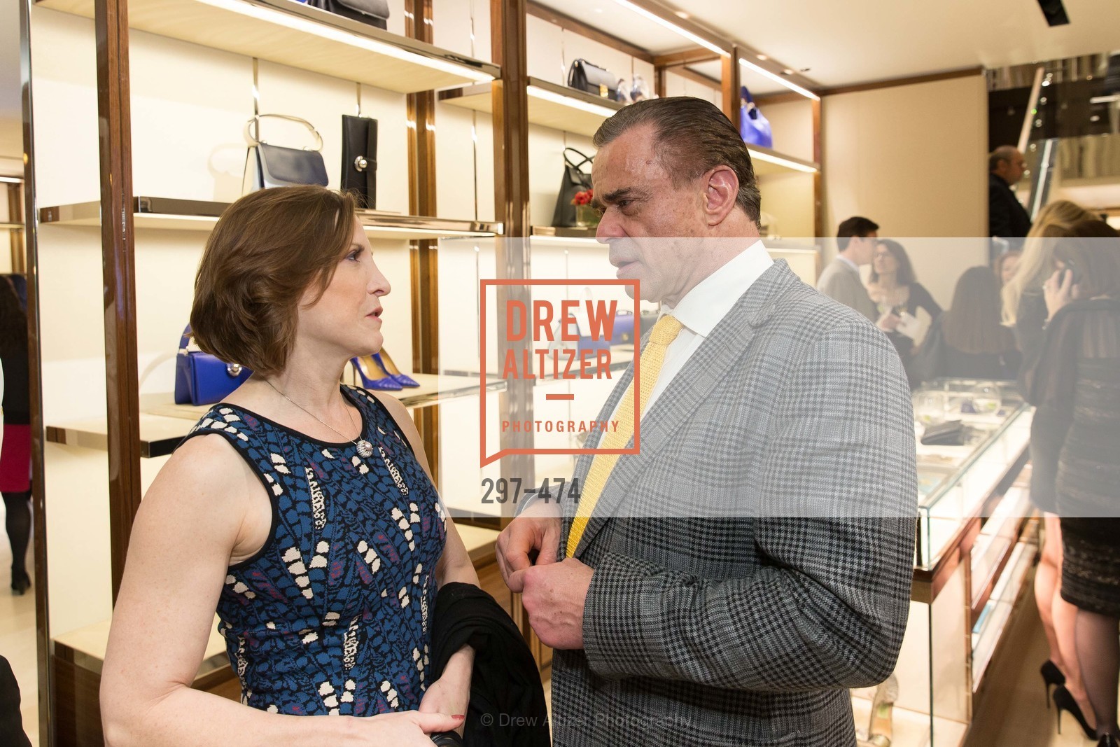 Maria Quiros, Boaz Mozar, SALVATORE FERRAGAMO San Francisco Re-Opening, US. US, January 23rd, 2014,Drew Altizer, Drew Altizer Photography, full-service agency, private events, San Francisco photographer, photographer california