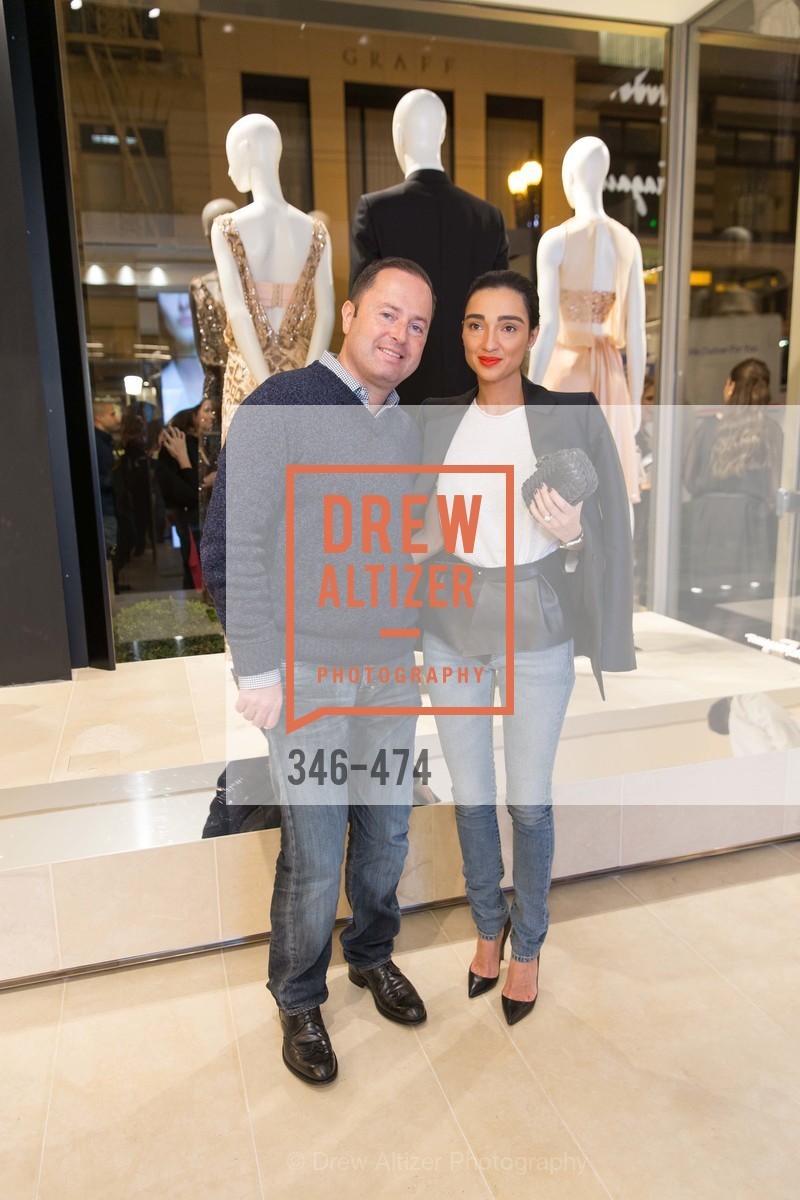 Edward Dubrovsky, Olga Dzilikhova, SALVATORE FERRAGAMO San Francisco Re-Opening, US. US, January 23rd, 2014,Drew Altizer, Drew Altizer Photography, full-service agency, private events, San Francisco photographer, photographer california