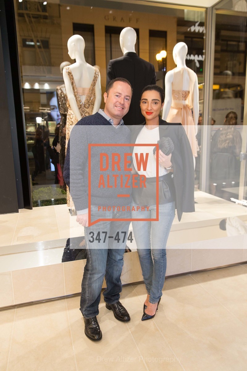 Edward Dubrovsky, Olga Dzilikhova, SALVATORE FERRAGAMO San Francisco Re-Opening, US. US, January 23rd, 2014,Drew Altizer, Drew Altizer Photography, full-service agency, private events, San Francisco photographer, photographer california