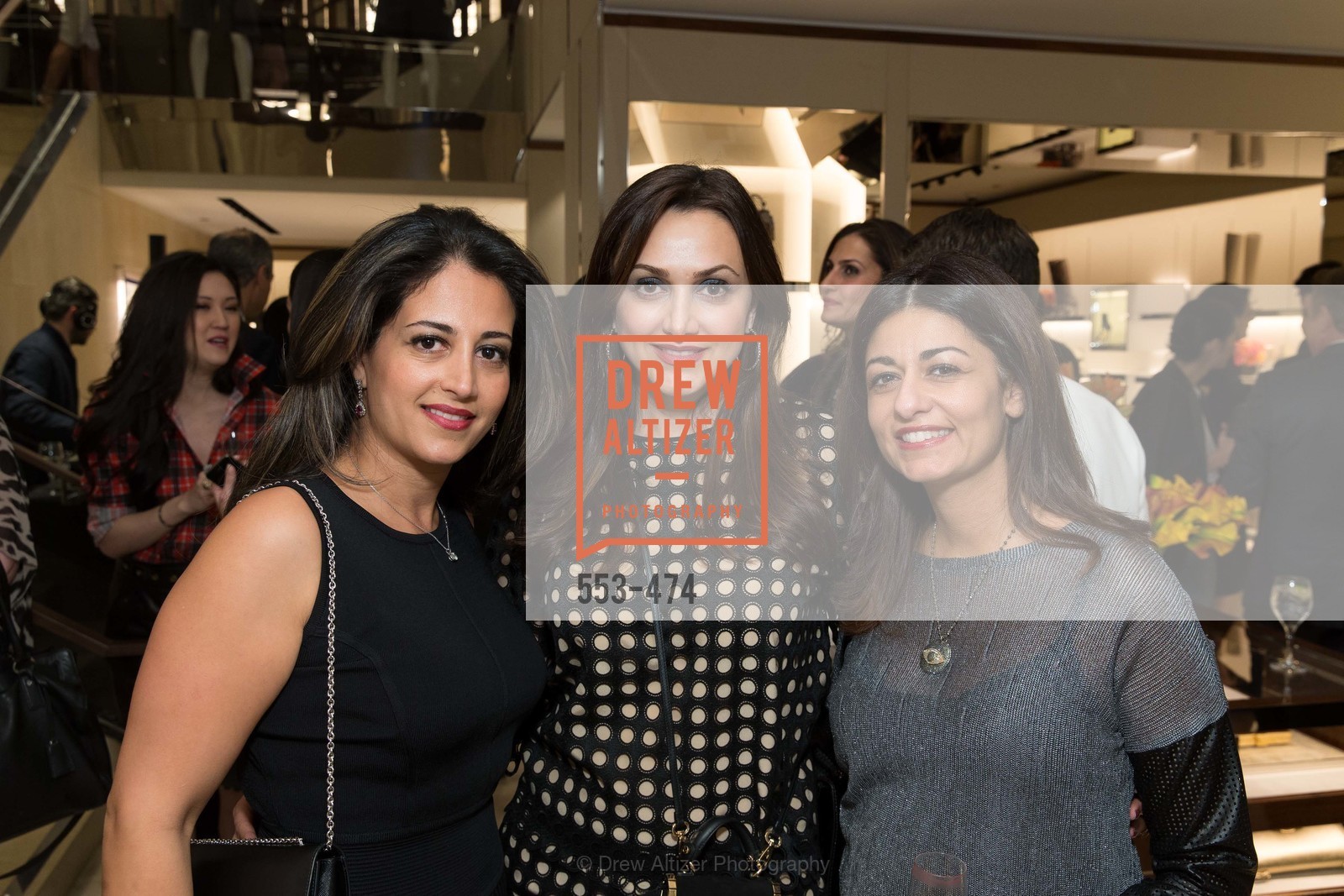 Sanaz Malek, Bita Daryabari, Laleh Kazemi, SALVATORE FERRAGAMO San Francisco Re-Opening, US. US, January 23rd, 2014,Drew Altizer, Drew Altizer Photography, full-service agency, private events, San Francisco photographer, photographer california