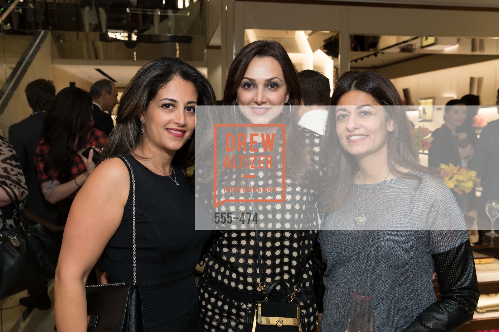 Sanaz Malek, Bita Daryabari, Laleh Kazemi, SALVATORE FERRAGAMO San Francisco Re-Opening, US. US, January 23rd, 2014,Drew Altizer, Drew Altizer Photography, full-service agency, private events, San Francisco photographer, photographer california