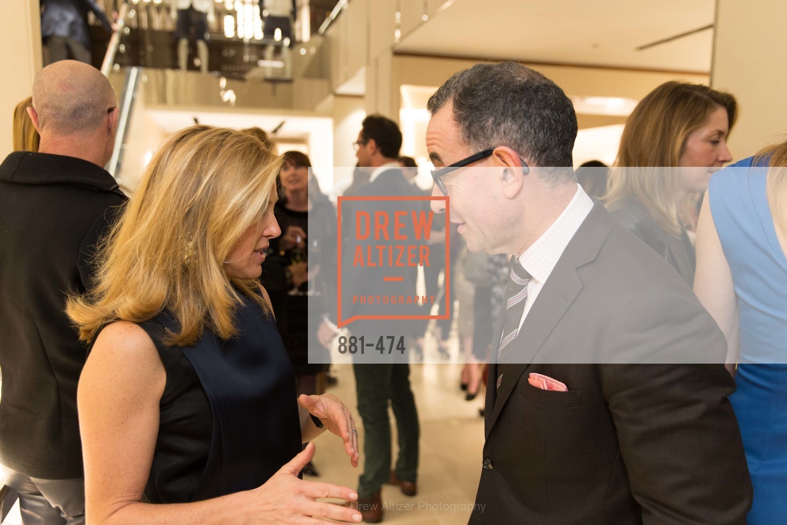 Kathryn Lasater, Colin Bailey, SALVATORE FERRAGAMO San Francisco Re-Opening, US. US, . US, Photo #881-474 Kathryn Lasater, Colin Bailey, Photo #881-474