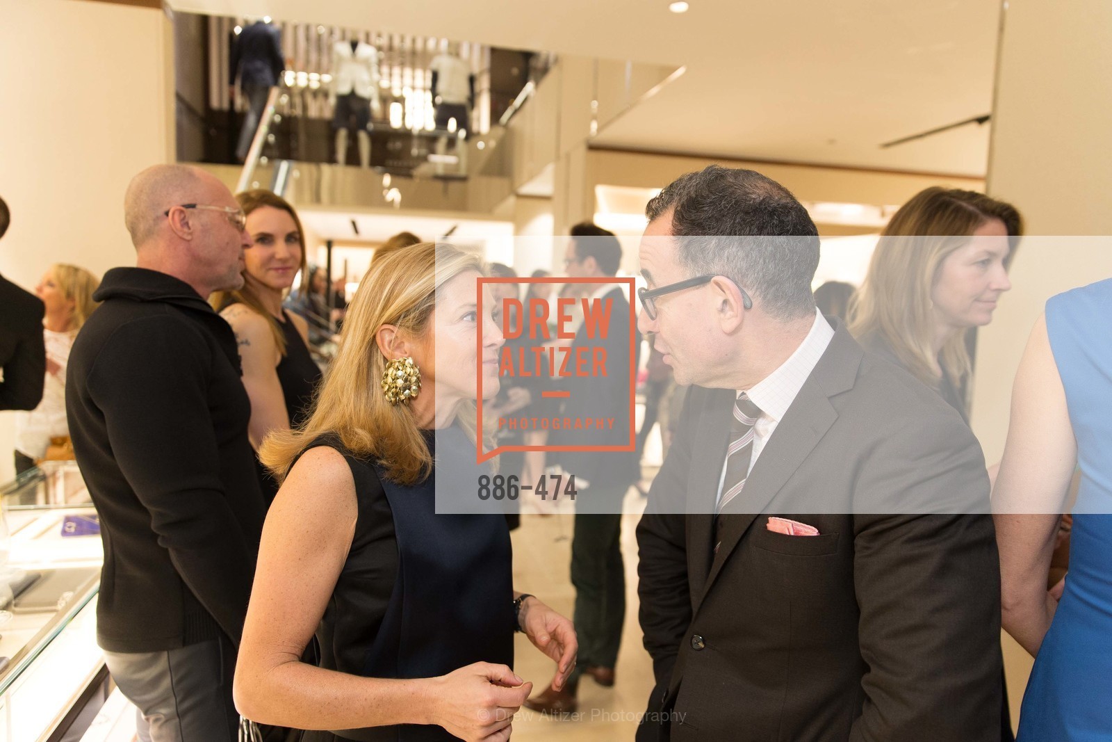 Kathryn Lasater, Colin Bailey, SALVATORE FERRAGAMO San Francisco Re-Opening, US. US, . US, Photo #886-474 Kathryn Lasater, Colin Bailey, Photo #886-474