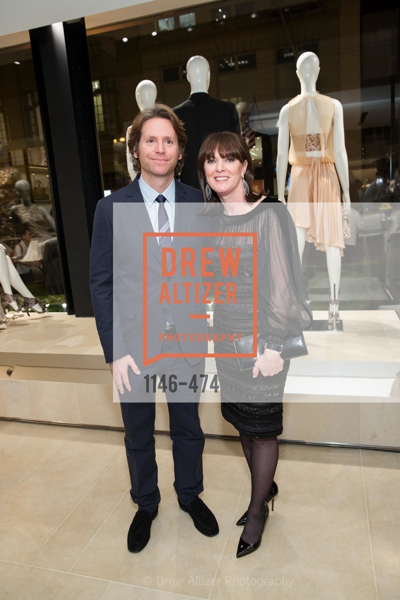 Trevor Traina, Allison Speer, SALVATORE FERRAGAMO San Francisco Re-Opening, US. US, . US, Photo #1146-474 Trevor Traina, Allison Speer, Photo #1146-474