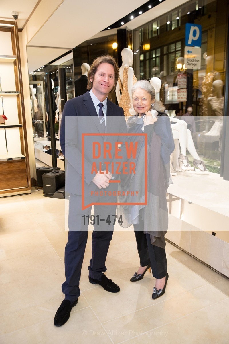 Trevor Traina, Denise Hale, SALVATORE FERRAGAMO San Francisco Re-Opening, US. US, . US, Photo #1191-474 Trevor Traina, Denise Hale, Photo #1191-474