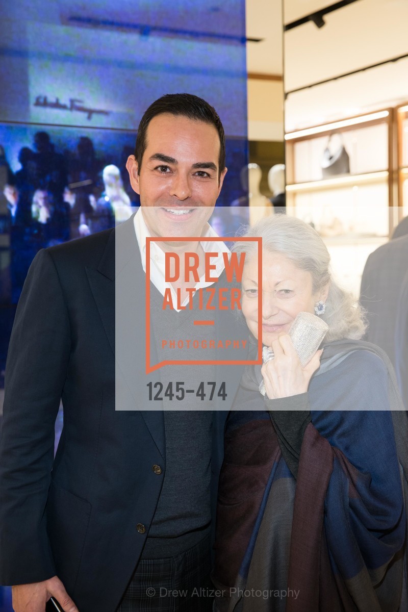 Greg Lopez, Denise Hale, SALVATORE FERRAGAMO San Francisco Re-Opening, US. US, January 23rd, 2014,Drew Altizer, Drew Altizer Photography, full-service agency, private events, San Francisco photographer, photographer california