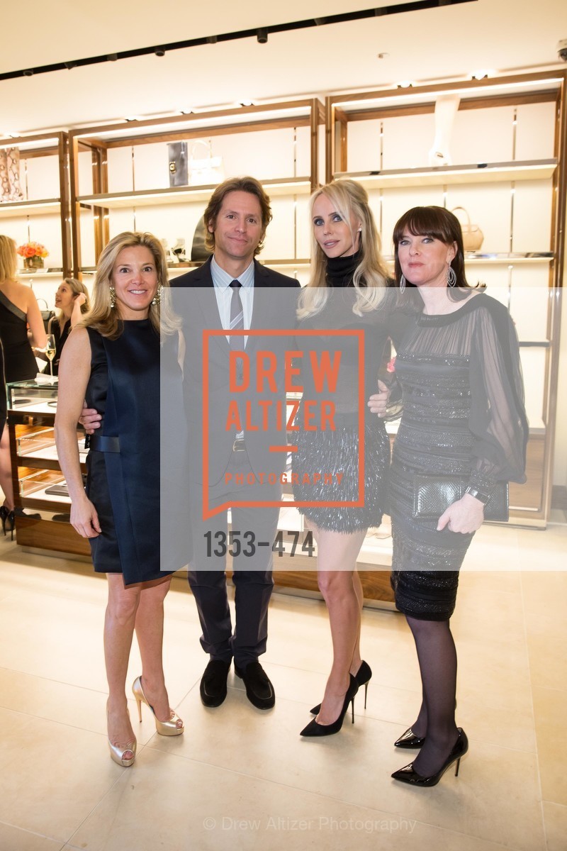 Kathryn Lasater, Trevor Traina, Vanessa Getty, Allison Speer, SALVATORE FERRAGAMO San Francisco Re-Opening, US. US, January 23rd, 2014