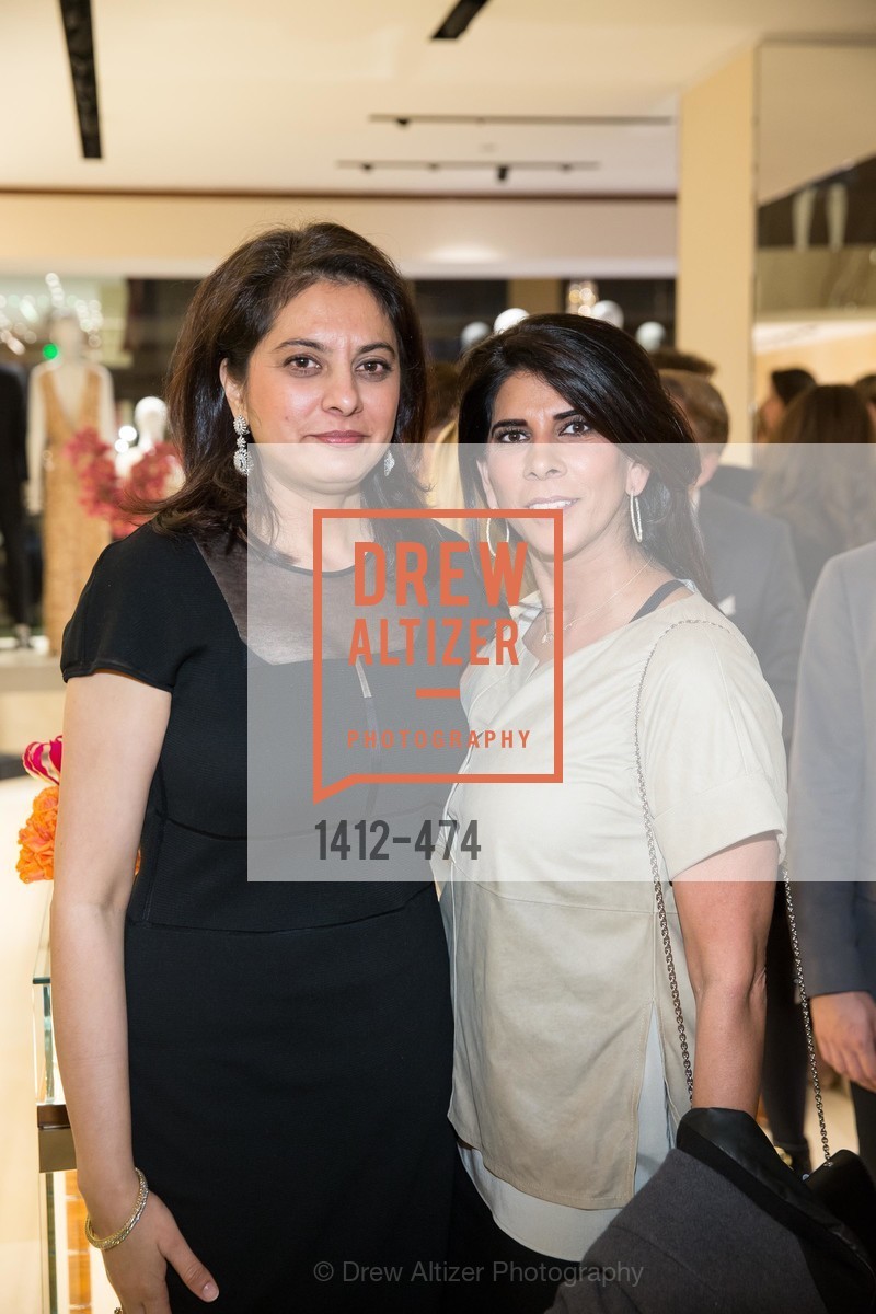 Nona Rai, Sujata Pherwani, SALVATORE FERRAGAMO San Francisco Re-Opening, US. US, . US, Photo #1412-474 Nona Rai, Sujata Pherwani, Photo #1412-474