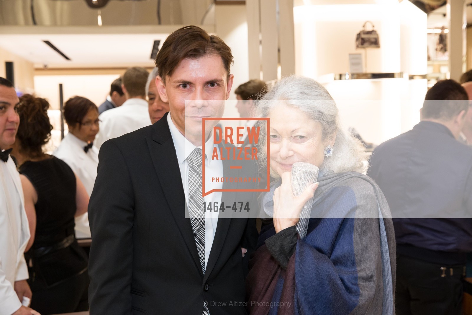 Damion Matthews, Denise Hale, SALVATORE FERRAGAMO San Francisco Re-Opening, US. US, January 23rd, 2014,Drew Altizer, Drew Altizer Photography, full-service agency, private events, San Francisco photographer, photographer california