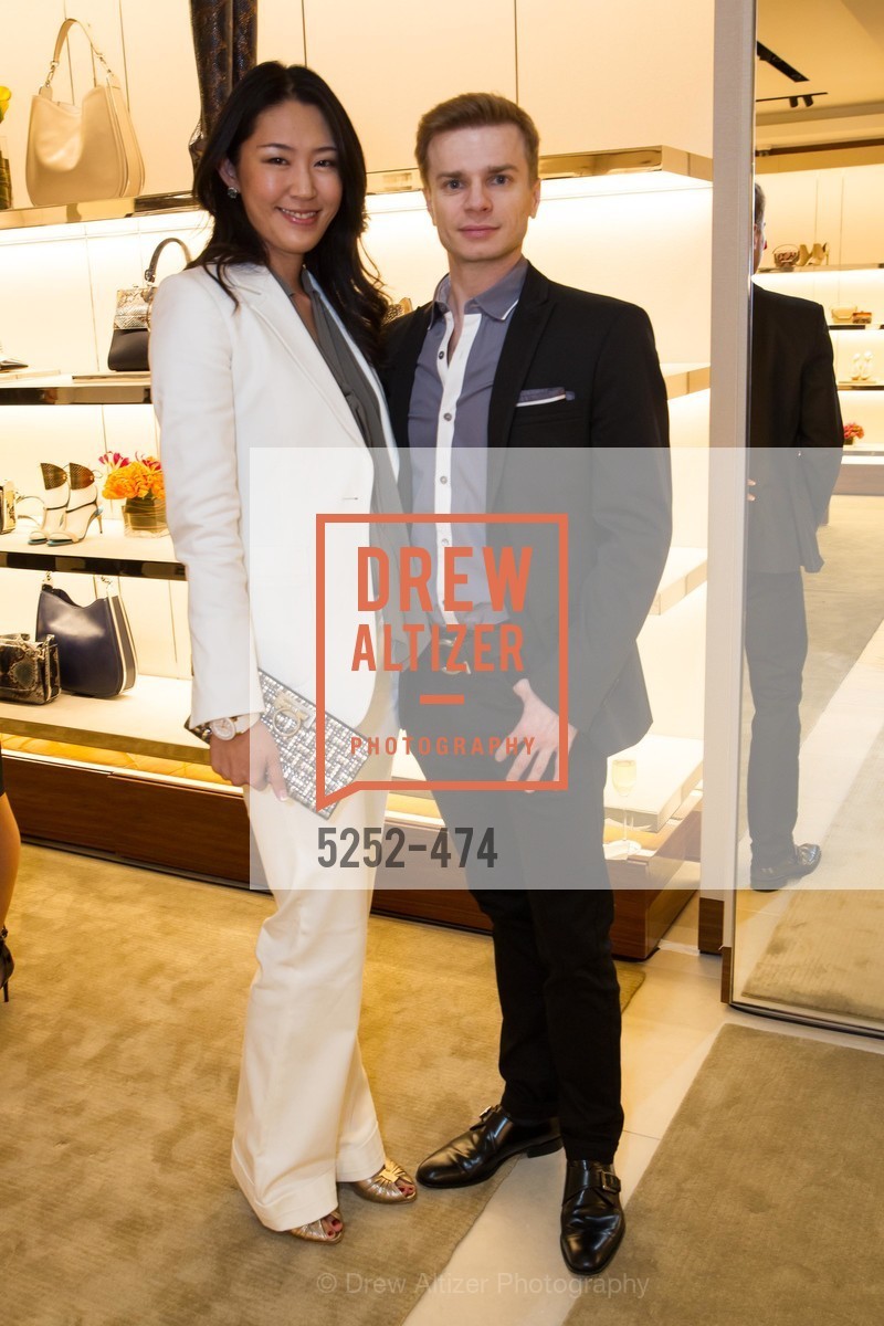 Miho Nedvigin, Gennadi Nedvigin, SALVATORE FERRAGAMO San Francisco Re-Opening, US. US, January 23rd, 2014,Drew Altizer, Drew Altizer Photography, full-service event agency, private events, San Francisco photographer, photographer California