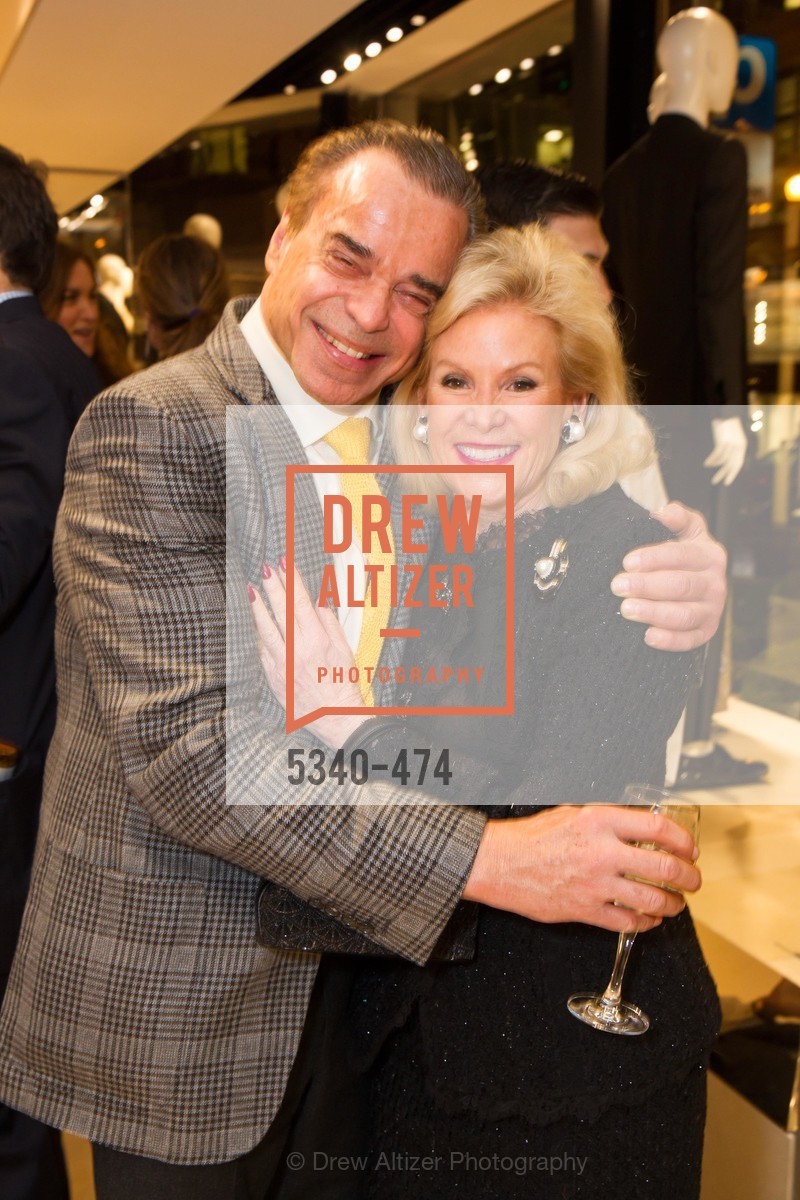 Boaz Mazor, Dede Wilsey, SALVATORE FERRAGAMO San Francisco Re-Opening, US. US, January 23rd, 2014