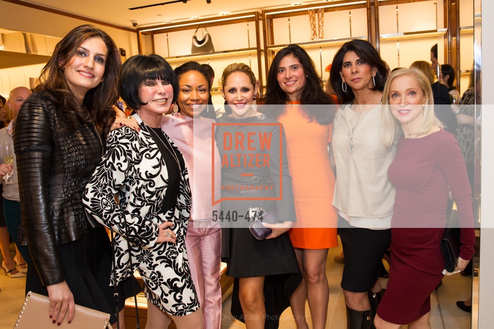 Leyla Alhosseini, Marilyn Cabak, Tanya Powell, Brenda Zarate, Minal Jethmal, Sujata Pherwani, Shelley Gordon, SALVATORE FERRAGAMO San Francisco Re-Opening, US. US, January 23rd, 2014