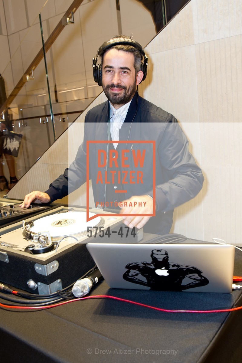 Dj, SALVATORE FERRAGAMO San Francisco Re-Opening, US. US, January 23rd, 2014,Drew Altizer, Drew Altizer Photography, full-service agency, private events, San Francisco photographer, photographer california