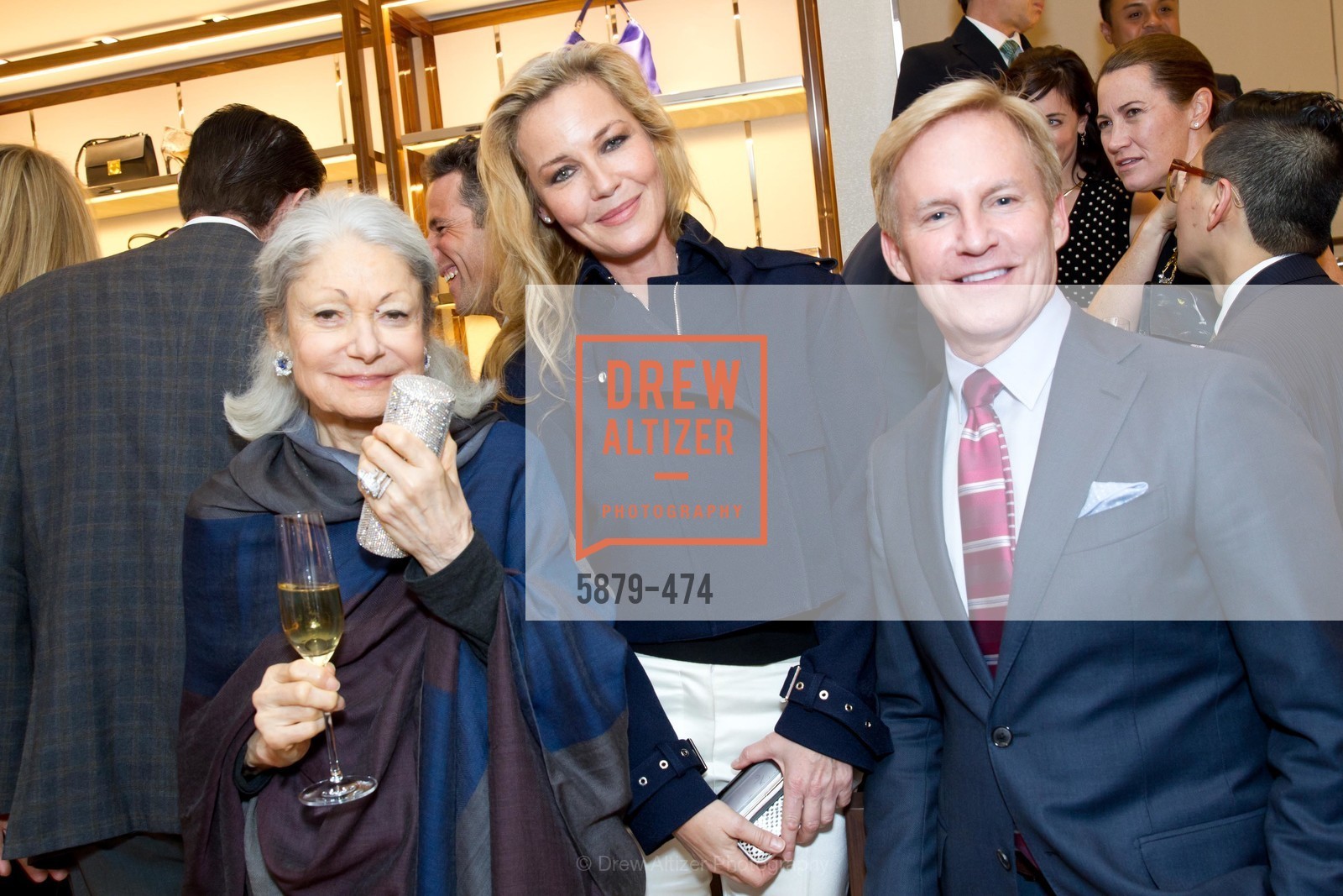 Denise Hale, Connie Nielsen, Peter Christman, SALVATORE FERRAGAMO San Francisco Re-Opening, US. US, January 23rd, 2014,Drew Altizer, Drew Altizer Photography, full-service agency, private events, San Francisco photographer, photographer california