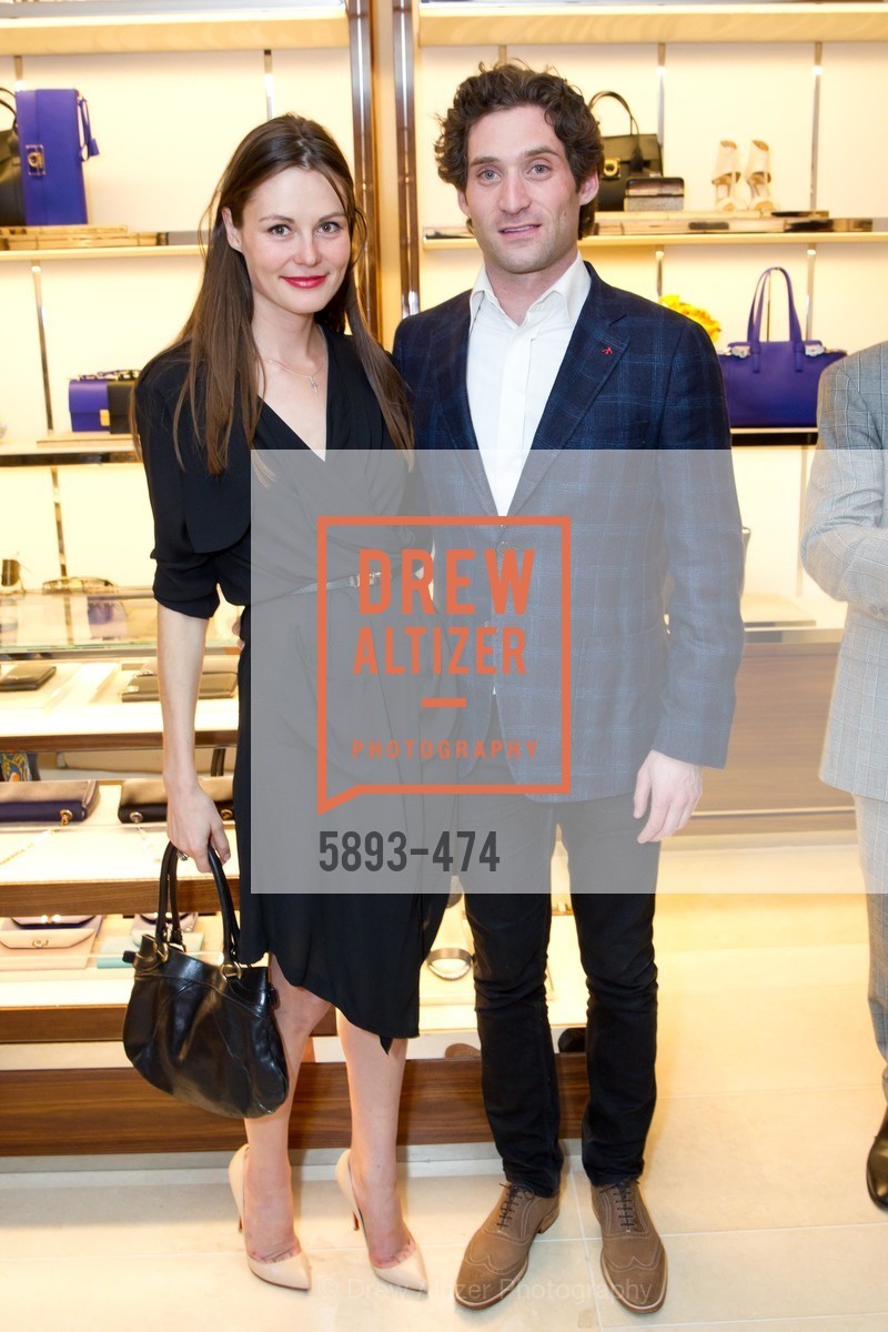 Katerina Barilov, Justin Fichelson, SALVATORE FERRAGAMO San Francisco Re-Opening, US. US, January 23rd, 2014,Drew Altizer, Drew Altizer Photography, full-service agency, private events, San Francisco photographer, photographer california