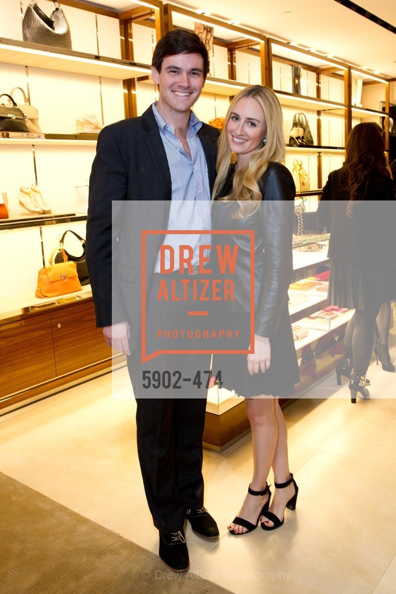 John O'Connor, Sydney Lalonde, SALVATORE FERRAGAMO San Francisco Re-Opening, US. US, January 23rd, 2014,Drew Altizer, Drew Altizer Photography, full-service agency, private events, San Francisco photographer, photographer california