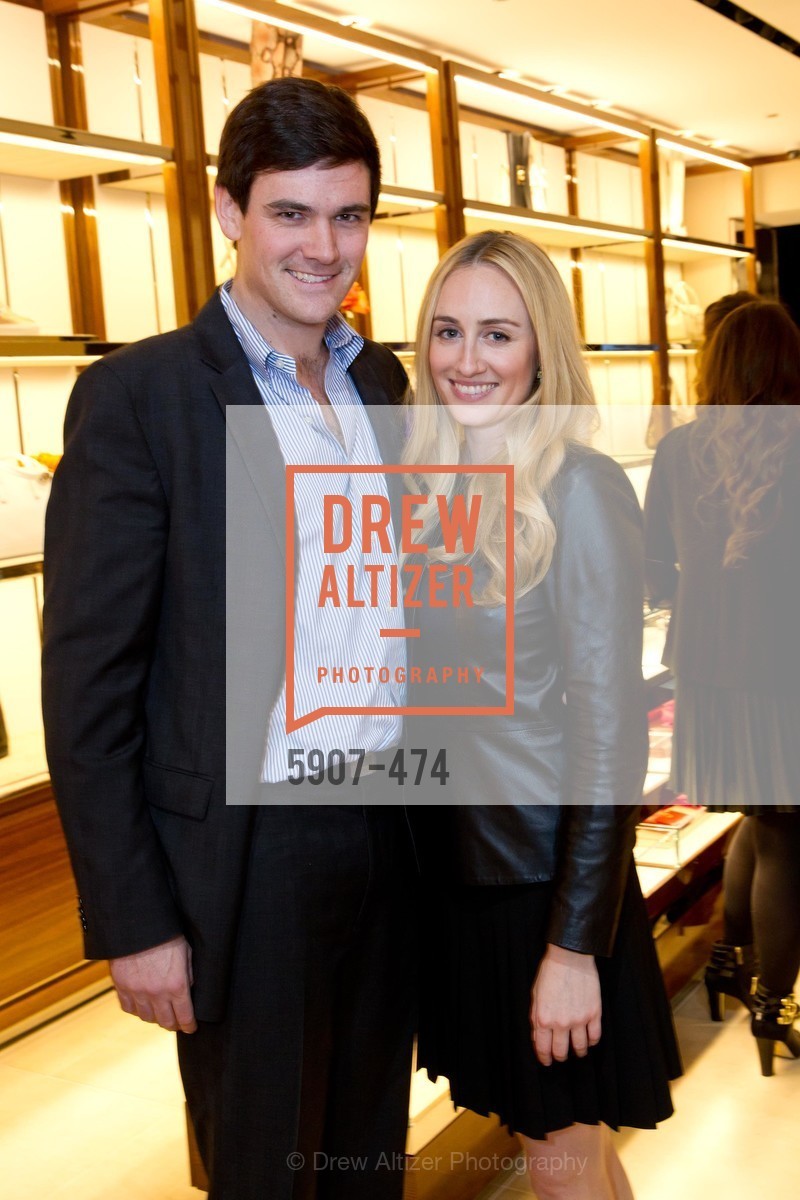 John O'Connor, Sydney Lalonde, SALVATORE FERRAGAMO San Francisco Re-Opening, US. US, January 23rd, 2014,Drew Altizer, Drew Altizer Photography, full-service agency, private events, San Francisco photographer, photographer california