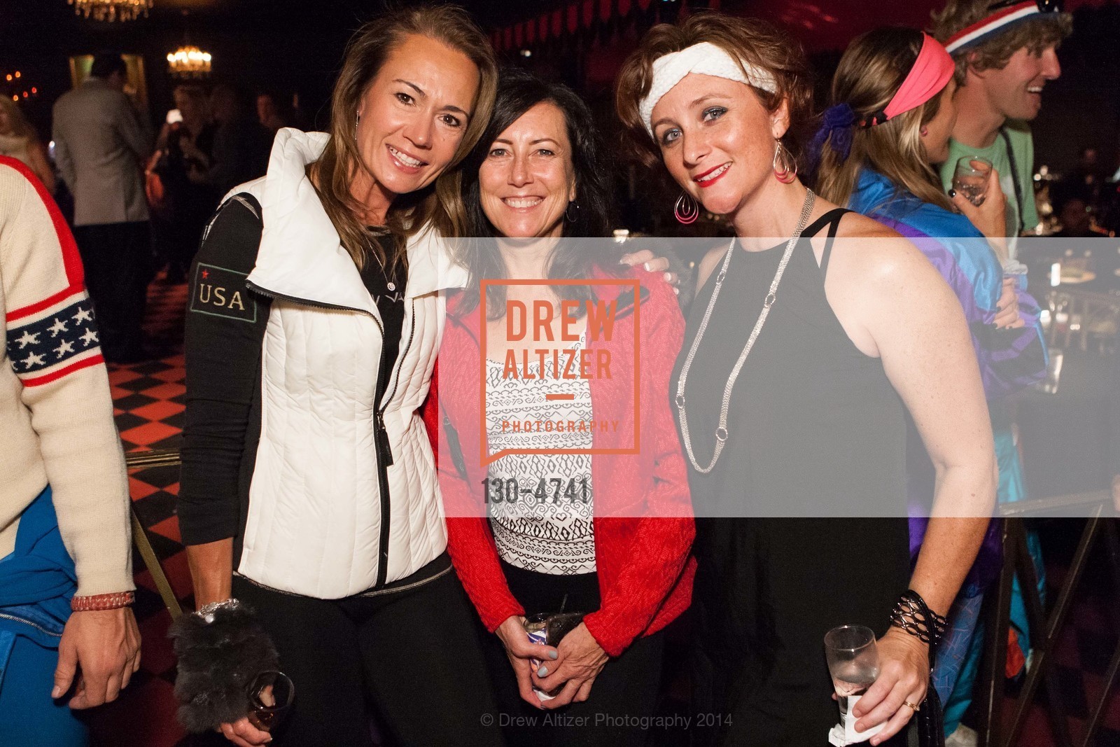 Karen Wirth, Yvonne Scott, Brandi Benavidez, US SKI AND SNOW BOARD TEAM FOUNDATION Presents San Francisco SNOW BALL 2014, US, October 19th, 2014, Photo #130-4741 Karen Wirth, Yvonne Scott, Brandi Benavidez, Photo #130-4741