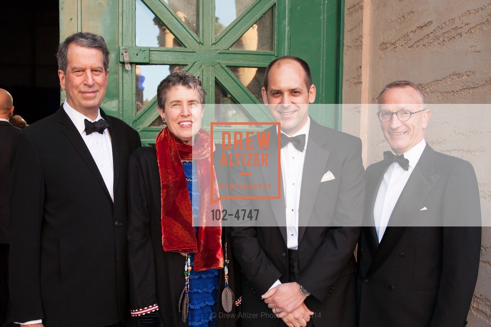 Bill Russell-Shapiro, Alice Russell-Shapiro, Mike Buhler, David Wessel, SF HERITAGE Soiree 2014, US, May 10th, 2014, Photo #102-4747 Bill Russell-Shapiro, Alice Russell-Shapiro, Mike Buhler, David Wessel, Photo #102-4747