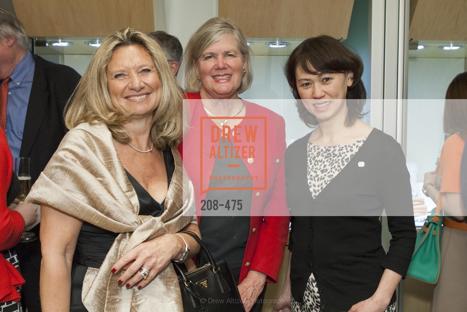 Florence Buatois, Pat Gregory, Thu-Thuy Truong, RED CROSS Pre-Gala Champagne Reception, US. Stephen Silver Fine Jewelry, 2055 Woodside Road, Redwood City, CA 94061, January 22nd, 2014,Drew Altizer, Drew Altizer Photography, full-service agency, private events, San Francisco photographer, photographer california