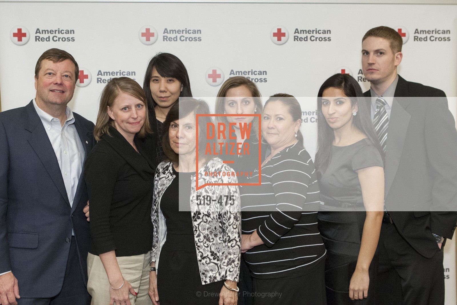 Larry Hebb, Margot Harrigan, Logan Ferlito, Debbie Silveira, Pooja Trivedi, Vaughn Klebig, RED CROSS Pre-Gala Champagne Reception, US. Stephen Silver Fine Jewelry, 2055 Woodside Road, Redwood City, CA 94061, Photo #519-475 Larry Hebb, Margot Harrigan, Logan Ferlito, Debbie Silveira, Pooja Trivedi, Vaughn Klebig, Photo #519-475