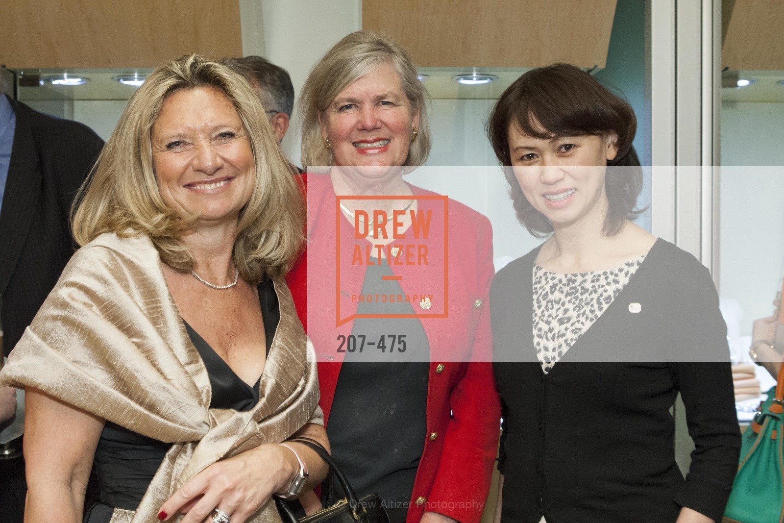 Florence Buatois, Pat Gregory, Thu-Thuy Truong, RED CROSS Pre-Gala Champagne Reception, US. Stephen Silver Fine Jewelry, 2055 Woodside Road, Redwood City, CA 94061, January 22nd, 2014,Drew Altizer, Drew Altizer Photography, full-service agency, private events, San Francisco photographer, photographer california
