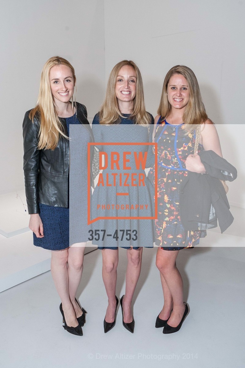 Sydney Lalonde, Kelly Bavor, Lindsey Snyder, "PACE IN MENLO" Opening Night Party for Pace Gallery's Temporary Exhibit in Menlo Park, US, April 16th, 2014, Photo #357-4753 Sydney Lalonde, Kelly Bavor, Lindsey Snyder, Photo #357-4753