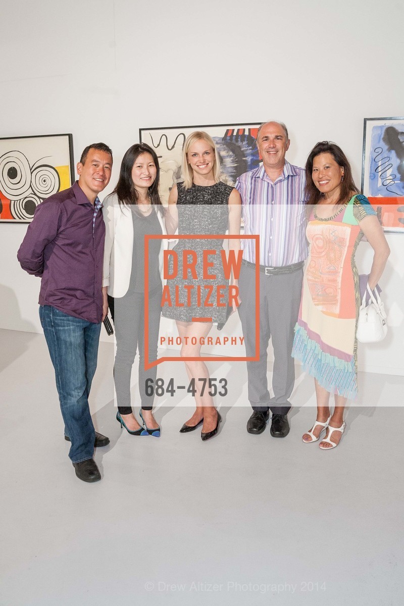 James Hong, Julia Hong, Lucy Page, Carl Page, Barbara Hibino, "PACE IN MENLO" Opening Night Party for Pace Gallery's Temporary Exhibit in Menlo Park, US, April 16th, 2014, Photo #684-4753 James Hong, Julia Hong, Lucy Page, Carl Page, Barbara Hibino, Photo #684-4753