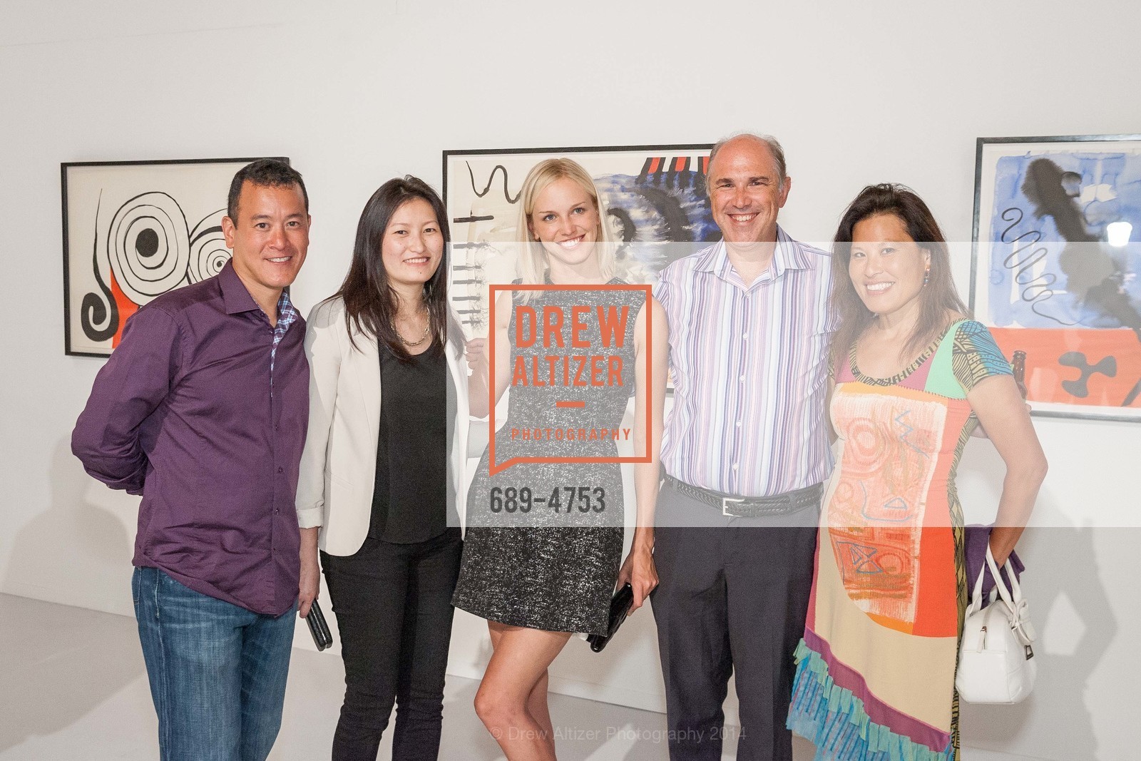 James Hong, Julia Hong, Lucy Page, Carl Page, Barbara Hibino, "PACE IN MENLO" Opening Night Party for Pace Gallery's Temporary Exhibit in Menlo Park, US, April 16th, 2014, Photo #689-4753 James Hong, Julia Hong, Lucy Page, Carl Page, Barbara Hibino, Photo #689-4753