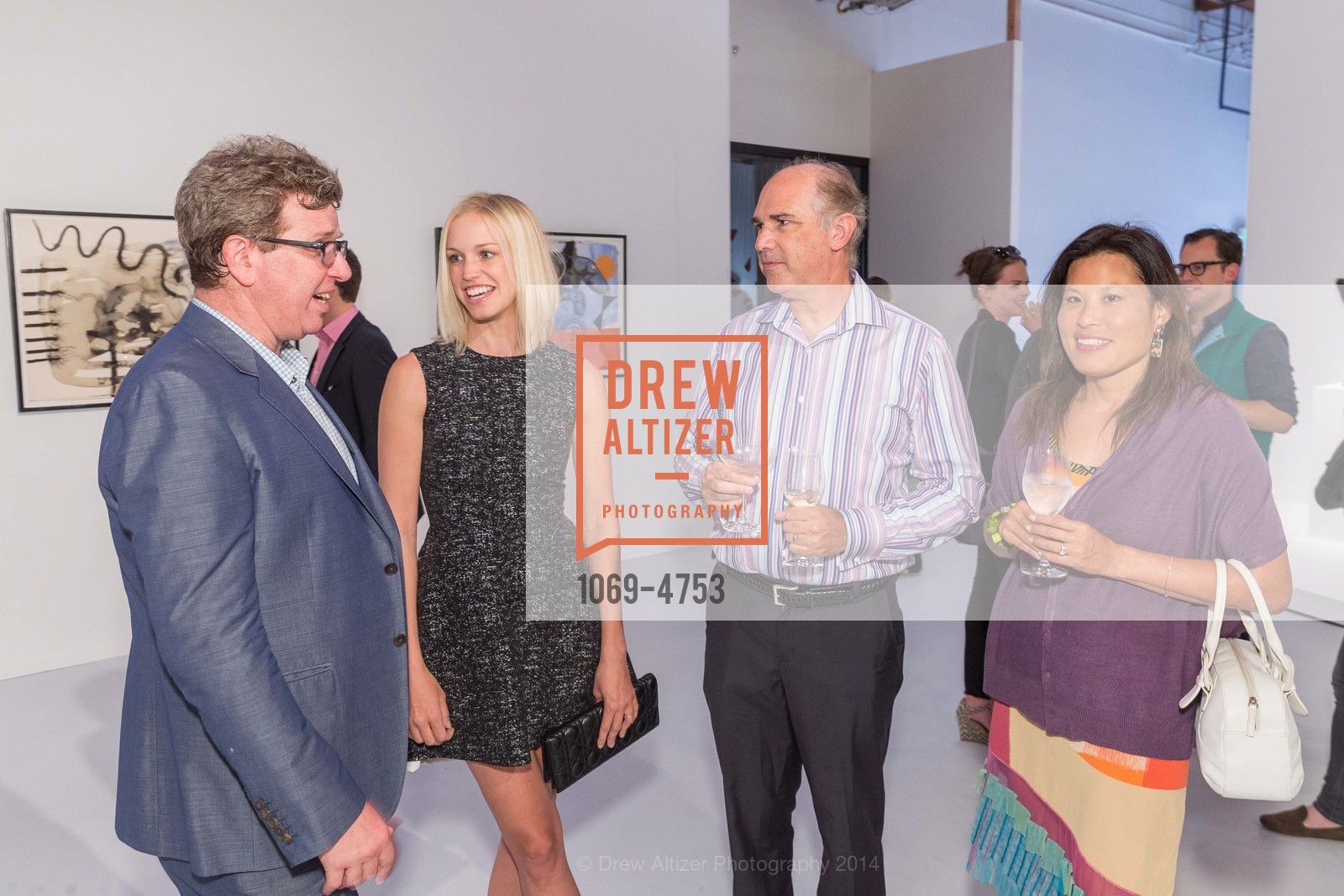 Marc Glimcher, Lucy Page, Carl Page, Barbara Hibino, "PACE IN MENLO" Opening Night Party for Pace Gallery's Temporary Exhibit in Menlo Park, US, April 16th, 2014, Photo #1069-4753 Marc Glimcher, Lucy Page, Carl Page, Barbara Hibino, Photo #1069-4753