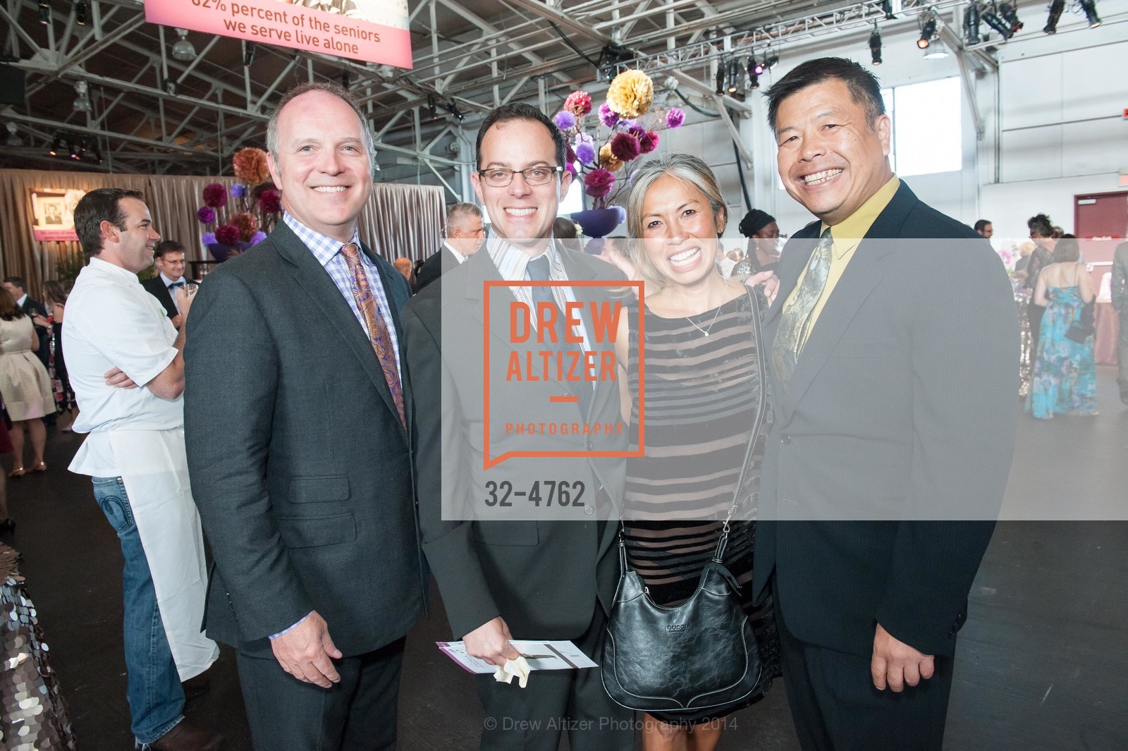 John Skerry, Ken Zuckerman, Nicole Skerry, Jonathan Wong, MEALS ON WHEELS OF SAN FRANCISCO 27th Annual Star Chefs and Vintners Gala, US, June 1st, 2014, Photo #32-4762 John Skerry, Ken Zuckerman, Nicole Skerry, Jonathan Wong, Photo #32-4762