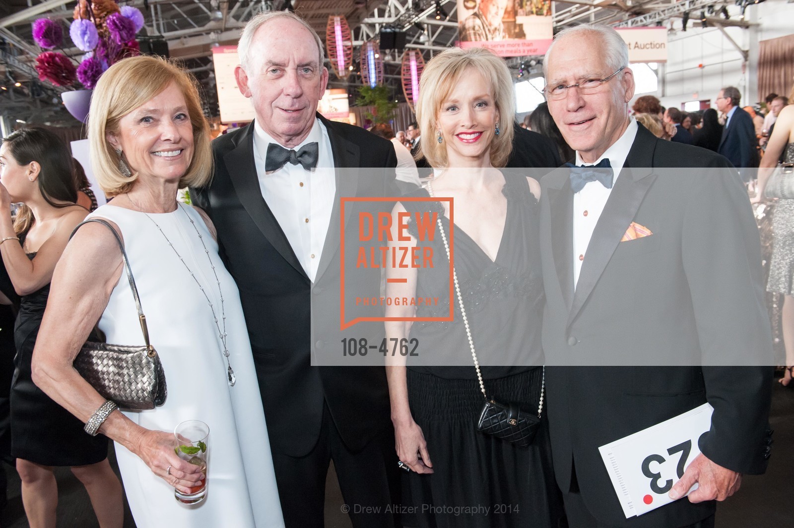 Maureen Sullivan, Craig Sullivan, OJ Shansby, Gary Shansby, MEALS ON WHEELS OF SAN FRANCISCO 27th Annual Star Chefs and Vintners Gala, US, June 1st, 2014, Photo #108-4762 Maureen Sullivan, Craig Sullivan, OJ Shansby, Gary Shansby, Photo #108-4762