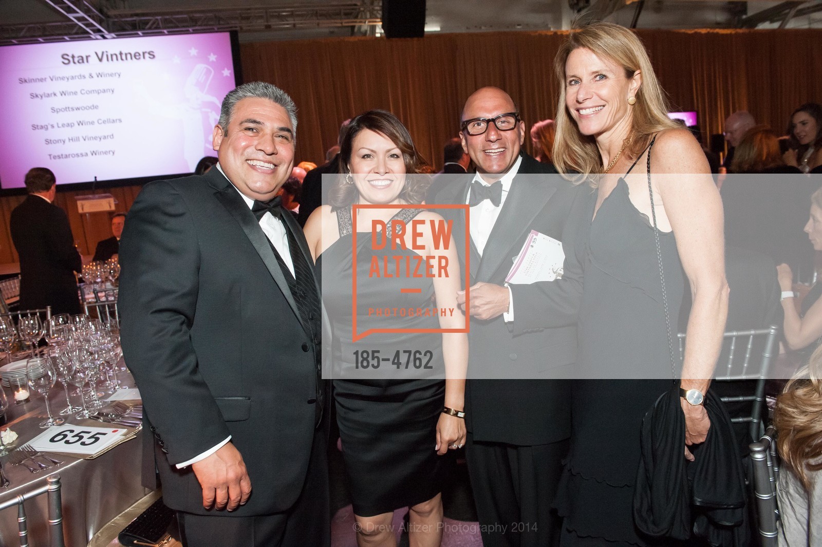 John China, Selina China, Raymond Nasr, Staci Hartman, MEALS ON WHEELS OF SAN FRANCISCO 27th Annual Star Chefs and Vintners Gala, US, June 1st, 2014, Photo #185-4762 John China, Selina China, Raymond Nasr, Staci Hartman, Photo #185-4762