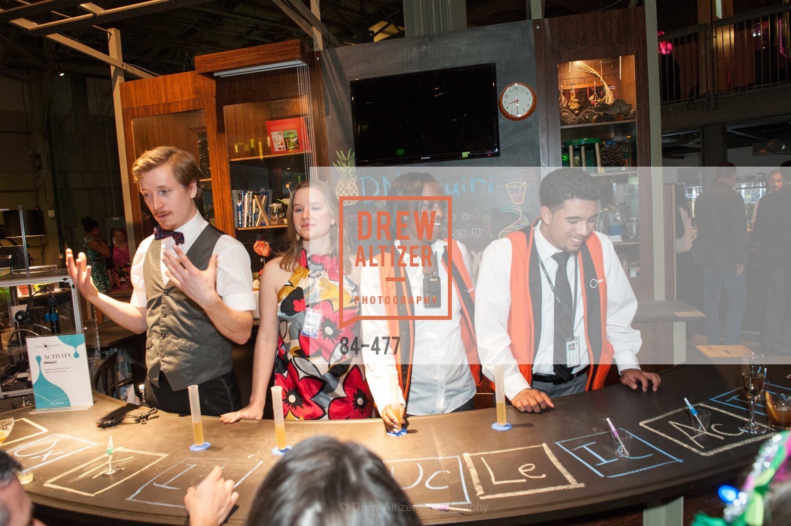 Koarli Woodward, Dede Williams, Mohammed Molik, THE EXPLORATORIUM LAB Presents 2014 Science of Cocktails, US. US, January 24th, 2014,Drew Altizer, Drew Altizer Photography, full-service agency, private events, San Francisco photographer, photographer california