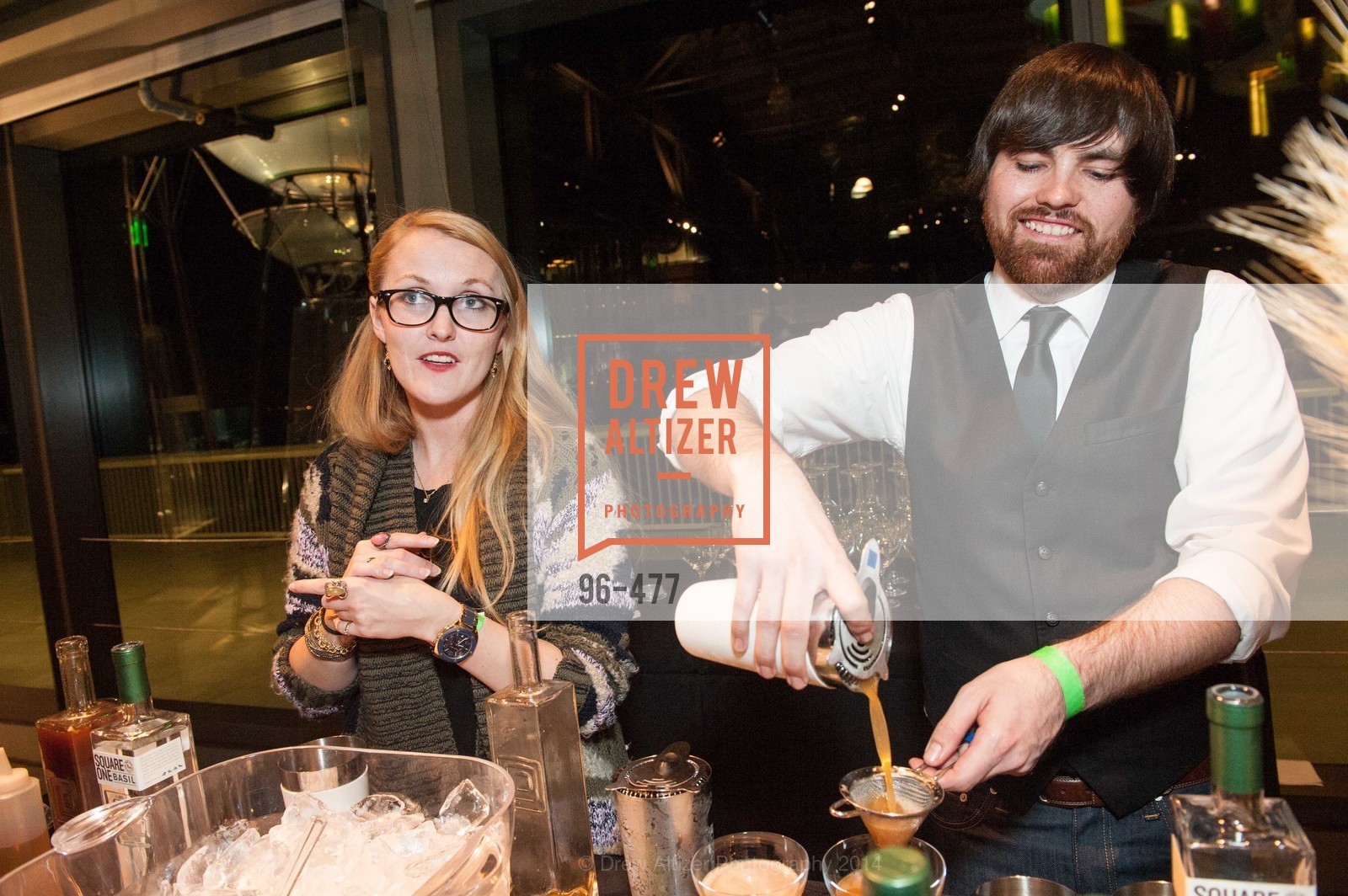 Jessica Shoemaker, Zack Gray, THE EXPLORATORIUM LAB Presents 2014 Science of Cocktails, US. US, January 24th, 2014,Drew Altizer, Drew Altizer Photography, full-service agency, private events, San Francisco photographer, photographer california