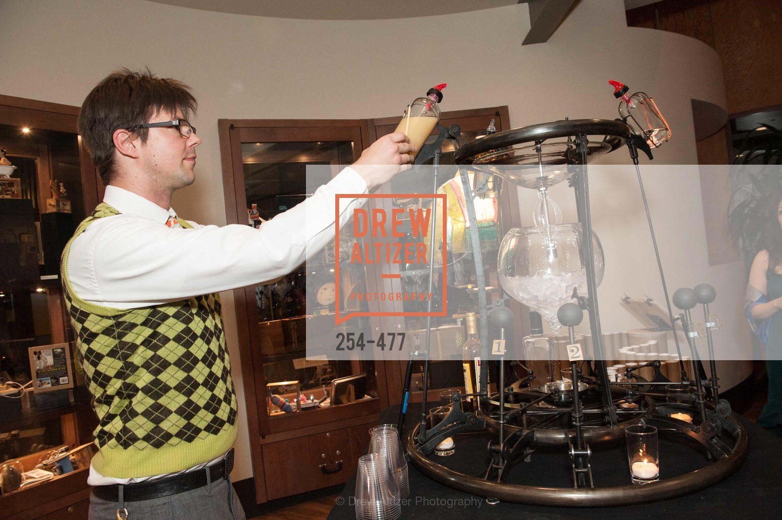 Benjamin Cowden, THE EXPLORATORIUM LAB Presents 2014 Science of Cocktails, US. US, January 24th, 2014,Drew Altizer, Drew Altizer Photography, full-service event agency, private events, San Francisco photographer, photographer California