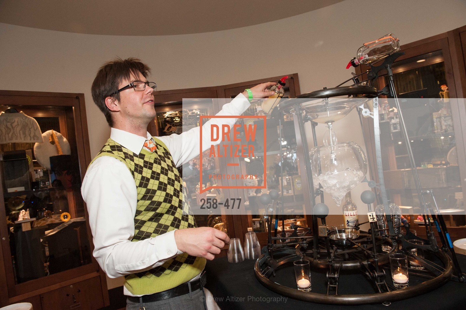 Benjamin Cowden, THE EXPLORATORIUM LAB Presents 2014 Science of Cocktails, US. US, January 24th, 2014,Drew Altizer, Drew Altizer Photography, full-service agency, private events, San Francisco photographer, photographer california