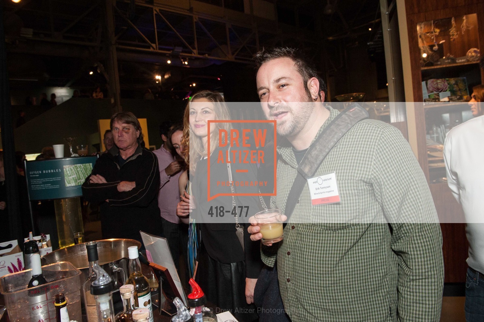 Erik Tennyson, THE EXPLORATORIUM LAB Presents 2014 Science of Cocktails, US. US, January 24th, 2014,Drew Altizer, Drew Altizer Photography, full-service agency, private events, San Francisco photographer, photographer california