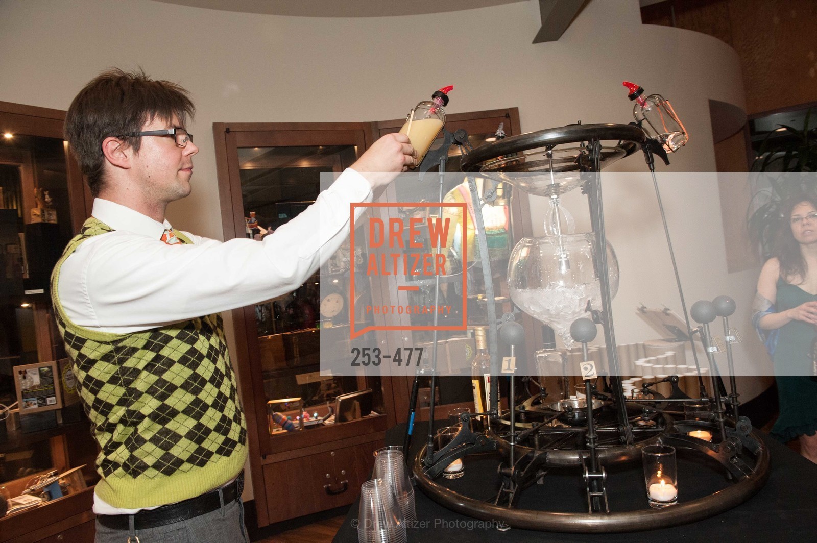 Benjamin Cowden, THE EXPLORATORIUM LAB Presents 2014 Science of Cocktails, US. US, January 24th, 2014,Drew Altizer, Drew Altizer Photography, full-service agency, private events, San Francisco photographer, photographer california