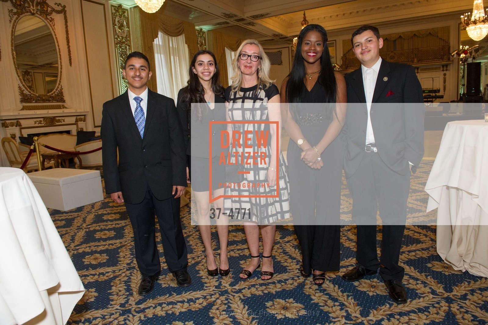 Naim Algaheim, Celia Marcia, Angel Cox, Gabe Cortez, 2014 BOYS & GIRLS CLUBS of San Francisco Annual Gala, US, May 9th, 2014, Photo #37-4771 Naim Algaheim, Celia Marcia, Angel Cox, Gabe Cortez, Photo #37-4771
