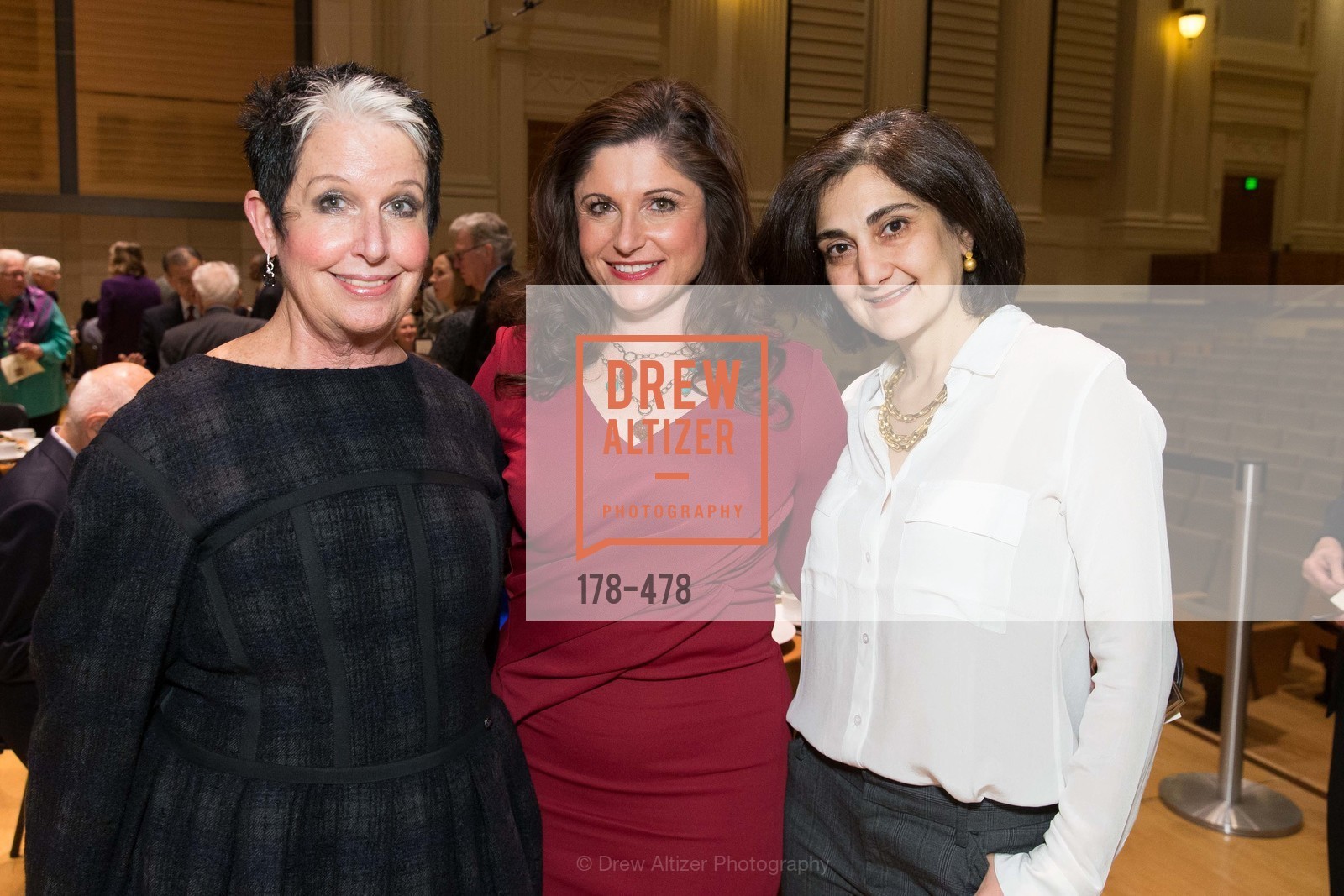 Karen Kubin, Barbara Walkowski, Fati Farmanfarmian, SAN FRANCISCO CONSERVATORY OF MUSIC'S 2014 Fanfare Luncheon, US. Conservatory of Music, January 24th, 2014,Drew Altizer, Drew Altizer Photography, full-service agency, private events, San Francisco photographer, photographer california