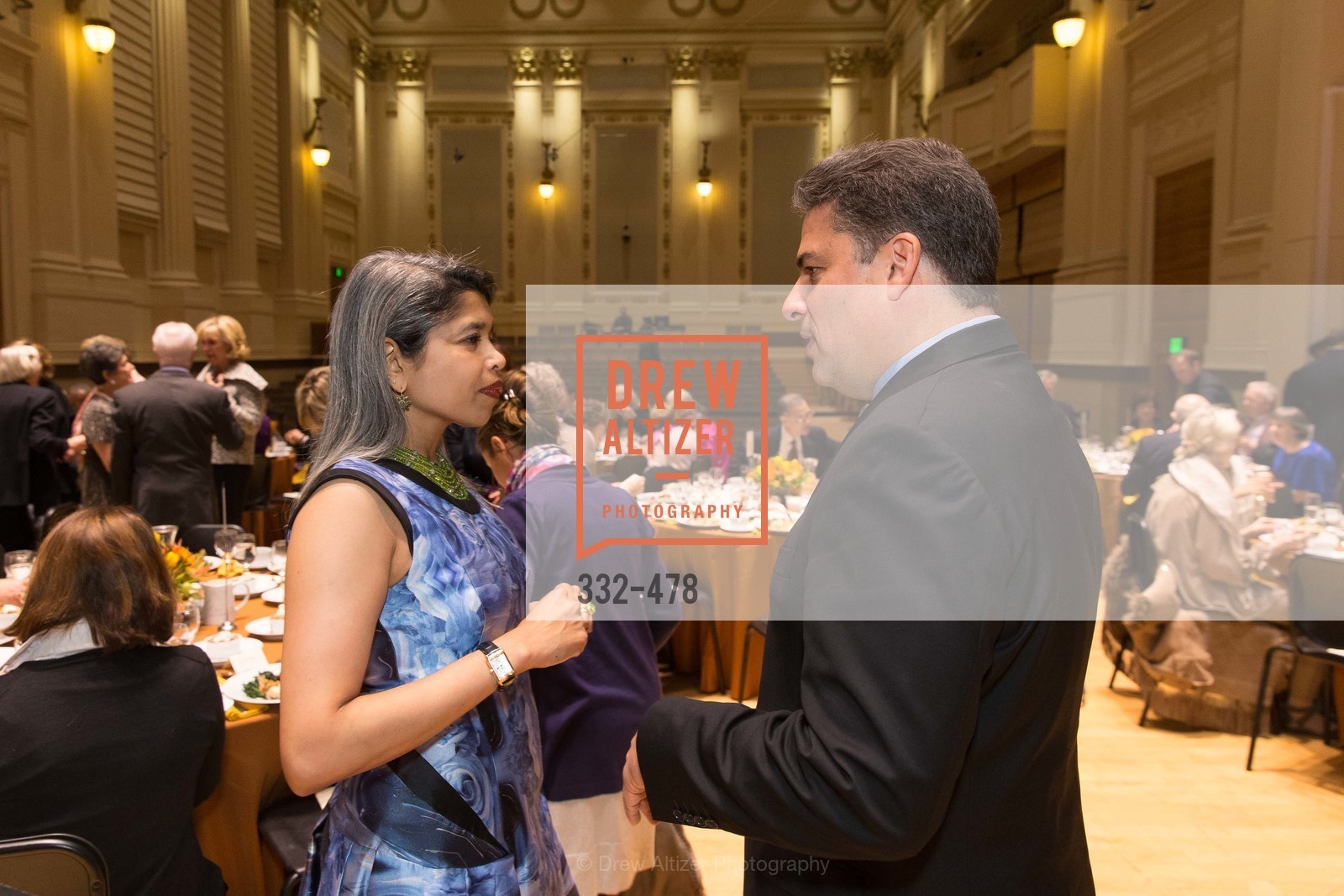 Deepa Pakianathan, David Stull, SAN FRANCISCO CONSERVATORY OF MUSIC'S 2014 Fanfare Luncheon, US. Conservatory of Music, January 24th, 2014,Drew Altizer, Drew Altizer Photography, full-service agency, private events, San Francisco photographer, photographer california