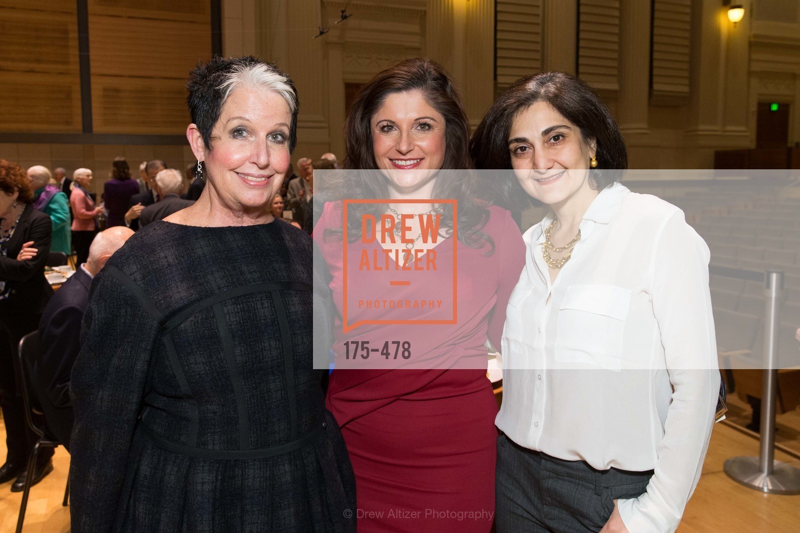 Karen Kubin, Barbara Walkowski, Fati Farmanfarmian, SAN FRANCISCO CONSERVATORY OF MUSIC'S 2014 Fanfare Luncheon, US. Conservatory of Music, January 24th, 2014,Drew Altizer, Drew Altizer Photography, full-service agency, private events, San Francisco photographer, photographer california