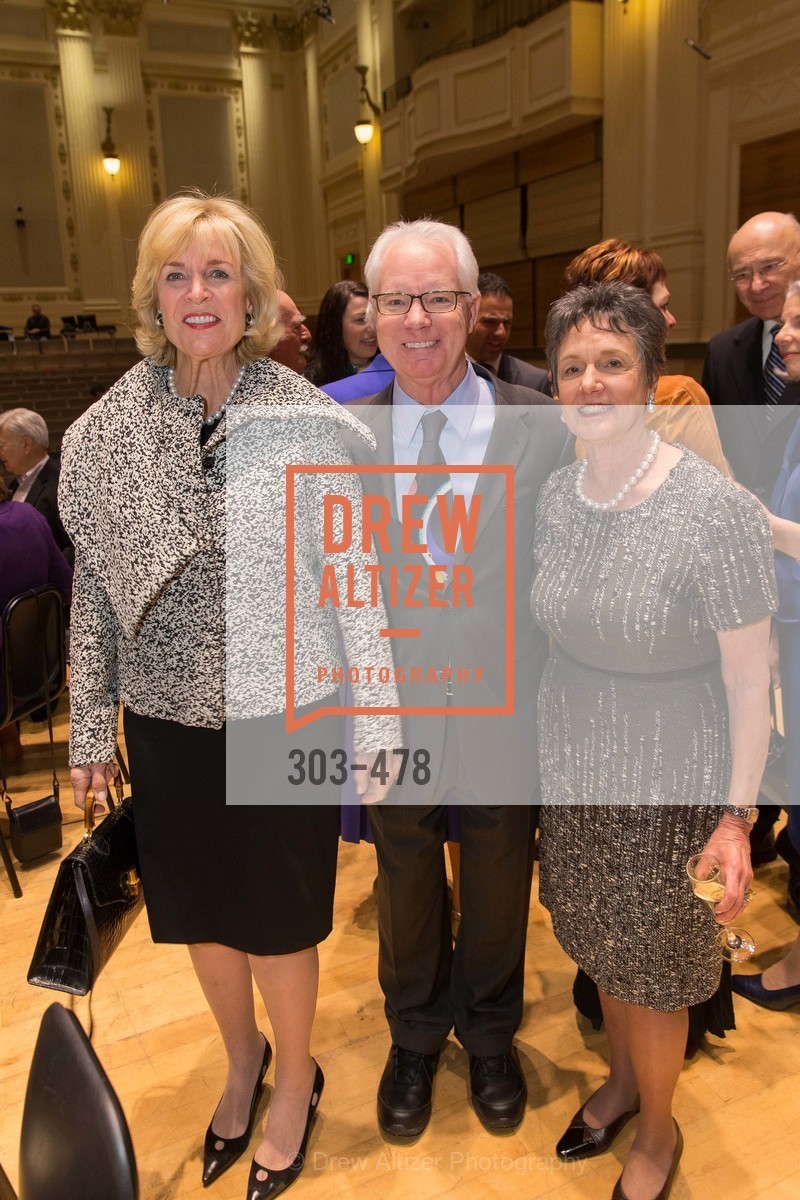 Jan Buckley, Colin Murdoch, Carol Doll, SAN FRANCISCO CONSERVATORY OF MUSIC'S 2014 Fanfare Luncheon, US. Conservatory of Music, January 24th, 2014,Drew Altizer, Drew Altizer Photography, full-service agency, private events, San Francisco photographer, photographer california