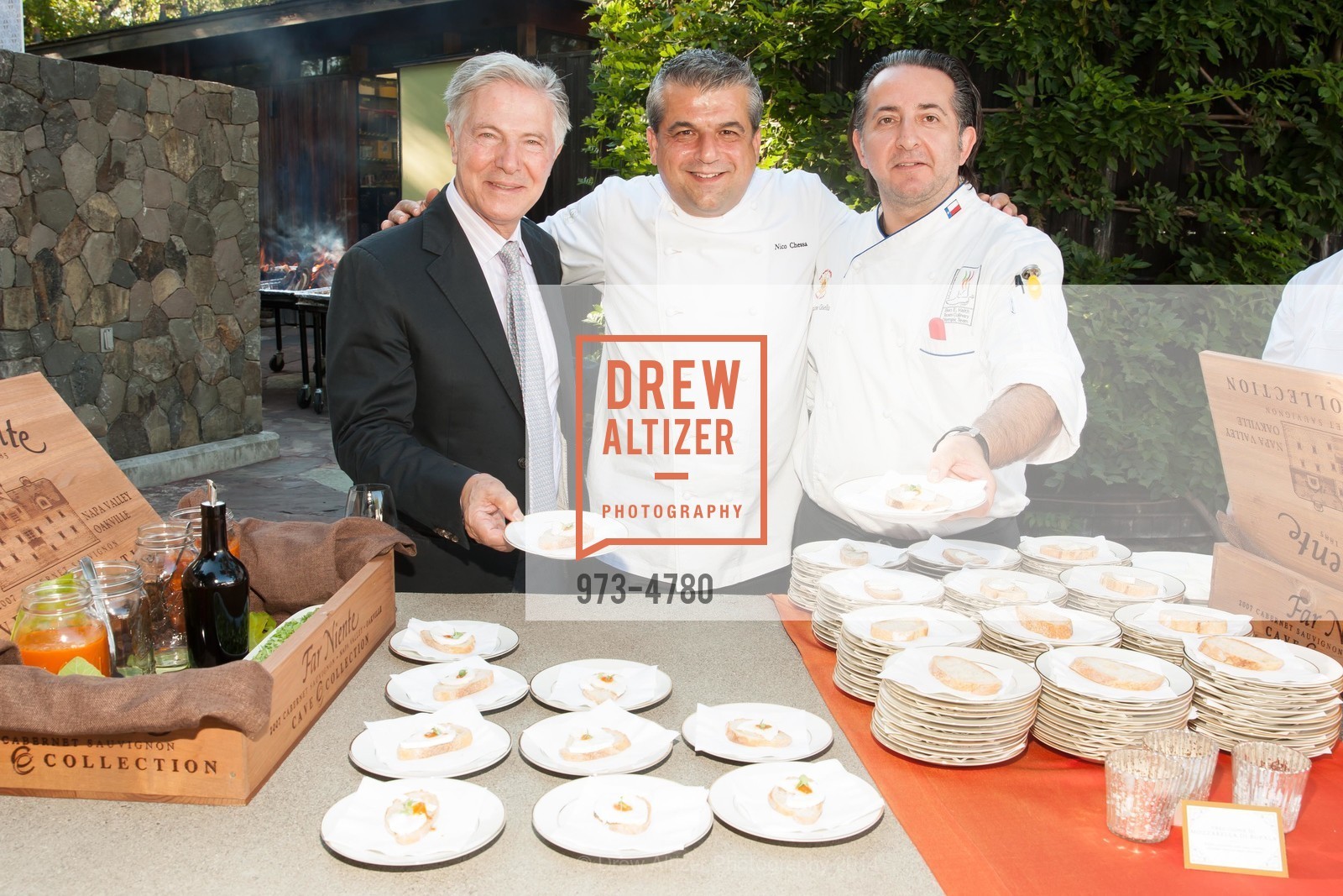 Piero Selvaggio, Chef Nico Chessa, Chef Salvatore Gisellu, FESTIVAL DEL SOLE Bella Italia! Tribute to Sophia Loren at FAR NIENTE, US, July 19th, 2014, Photo #973-4780 Piero Selvaggio, Chef Nico Chessa, Chef Salvatore Gisellu, Photo #973-4780