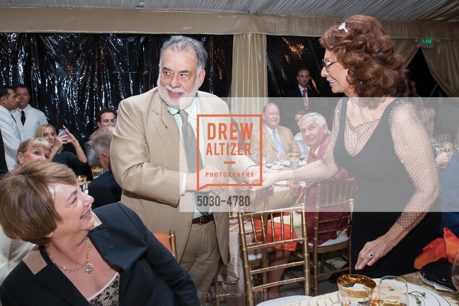 Francis Coppola, Sophia Loren, FESTIVAL DEL SOLE Bella Italia! Tribute to Sophia Loren at FAR NIENTE, US, July 19th, 2014, Photo #5030-4780 Francis Coppola, Sophia Loren, Photo #5030-4780