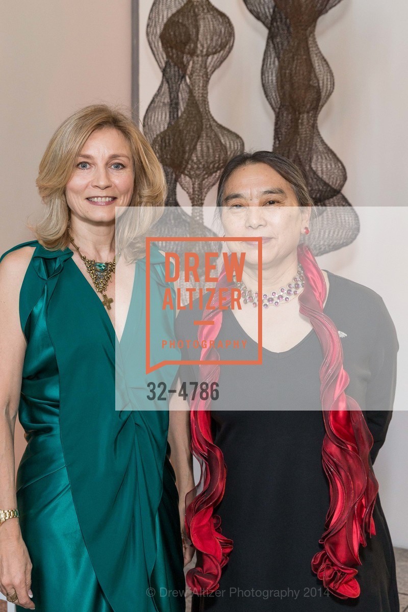 Elena Lebedeva, Hung Liu, SAN JOSE MUSEUM OF ART'S Council 100's 20th Anniversary Dinner, US, March 14th, 2014, Photo #32-4786 Elena Lebedeva, Hung Liu, Photo #32-4786