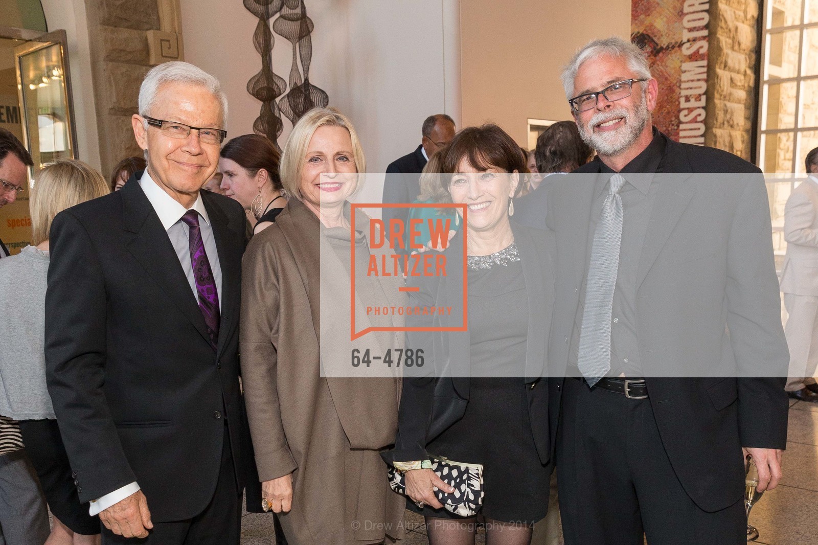 Wolfgang Hausen, Alexandra Hausen, Lorri Kershner, Larry Samuels, SAN JOSE MUSEUM OF ART'S Council 100's 20th Anniversary Dinner, US, March 14th, 2014, Photo #64-4786 Wolfgang Hausen, Alexandra Hausen, Lorri Kershner, Larry Samuels, Photo #64-4786