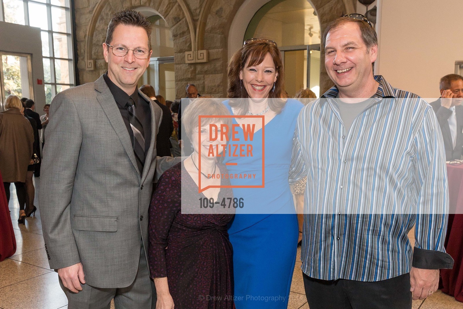 Dale Elliott, Chris Mengarelli, Kathleen Callan, Thomas O'Brien, SAN JOSE MUSEUM OF ART'S Council 100's 20th Anniversary Dinner, US, March 14th, 2014, Photo #109-4786 Dale Elliott, Chris Mengarelli, Kathleen Callan, Thomas O'Brien, Photo #109-4786