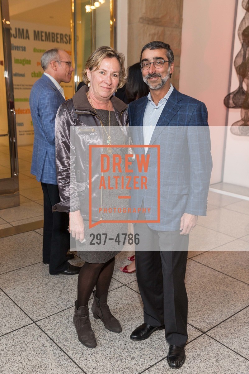 Susan Vaswani, Sanjay Vaswani, SAN JOSE MUSEUM OF ART'S Council 100's 20th Anniversary Dinner, US, March 14th, 2014, Photo #297-4786 Susan Vaswani, Sanjay Vaswani, Photo #297-4786
